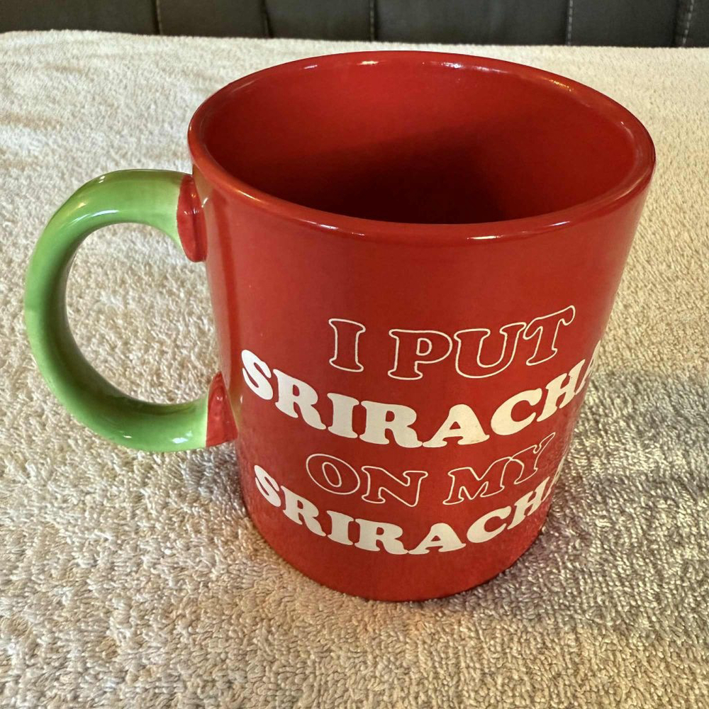 Coffee Mug Marketplace Brands Sriracha Red Green One Size